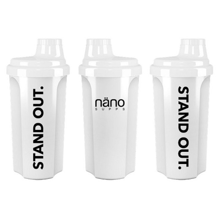 Nanosupps Shaker NANOBCAA 500ml White