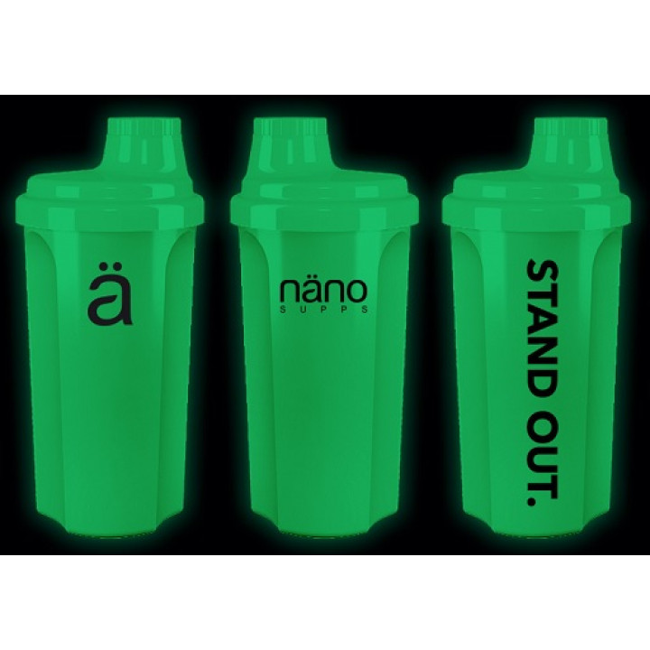 Nanosupps Shaker NANOBCAA 500ml Glow in the dark