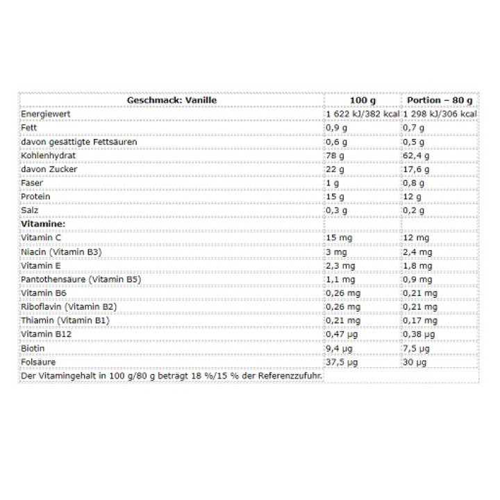 Nutrend Mass Core 5440g Vanille