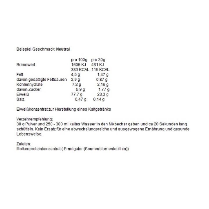 NNT Whey 510g Vanille