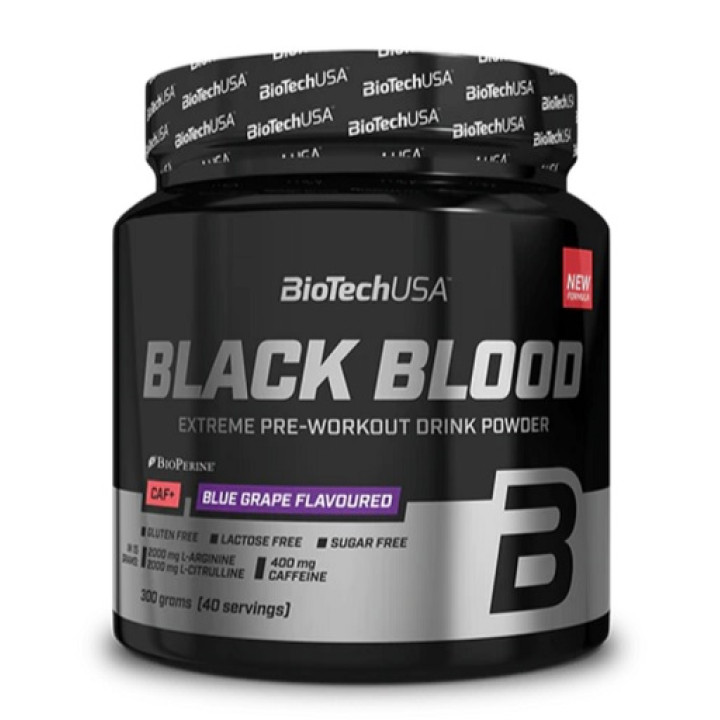 BioTech Black Blood CAF+ 300g (40 Serv.)