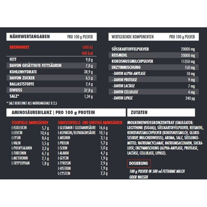 Big Zone Masstiff 2.0 Beutel 2000g  Banane Peanut