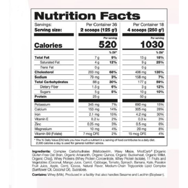 Perfect Sports Hulk Clean Mass Gainer - 4.54kg Banana