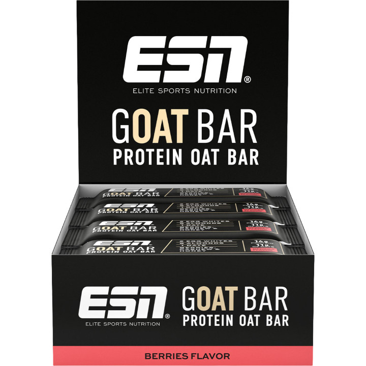 ESN Goat Bar 12x55g Berries | ROUGHBULL FITNESS