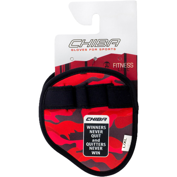 Chiba - 40186 - Motivation Grippad royal/weiß/rot | ROUGHBULL FITNESS
