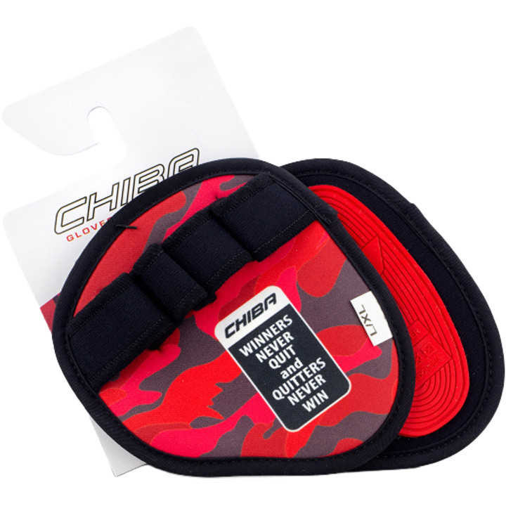 Chiba - 40186 - Motivation Grippad royal/weiß/rot | ROUGHBULL FITNESS