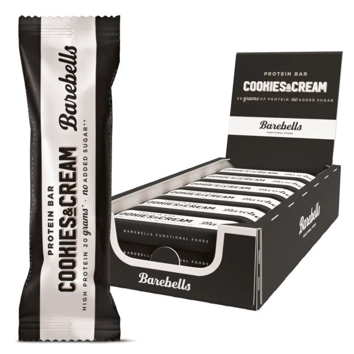 Barebells Protein Bars 12x 55g  Cookies & Cream