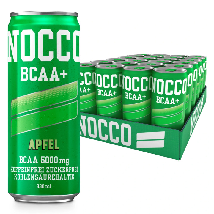 Nocco BCAA Drink (24 x 330 ml) Apple