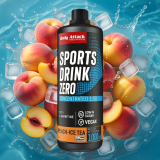 Body Attack Sports Drink Zero 1000 ml Cola Cherry