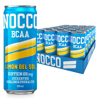 Nocco BCAA Drink 24 x 330 ml Limon del Sol