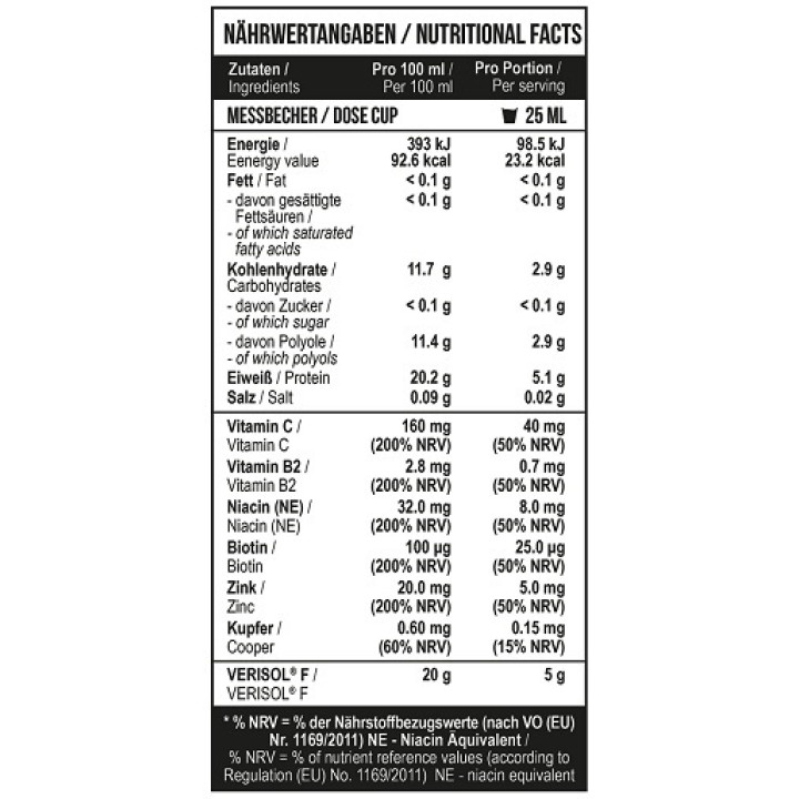 MST - Fish Collagen Peptides Verisol® - 1000ml Kirsche
