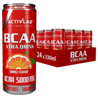 Activlab BCAA Xtra Drink 5000mg (24x330ml) Orange
