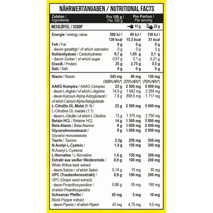 MST - Pump Killer 330g Mango-Maracuja