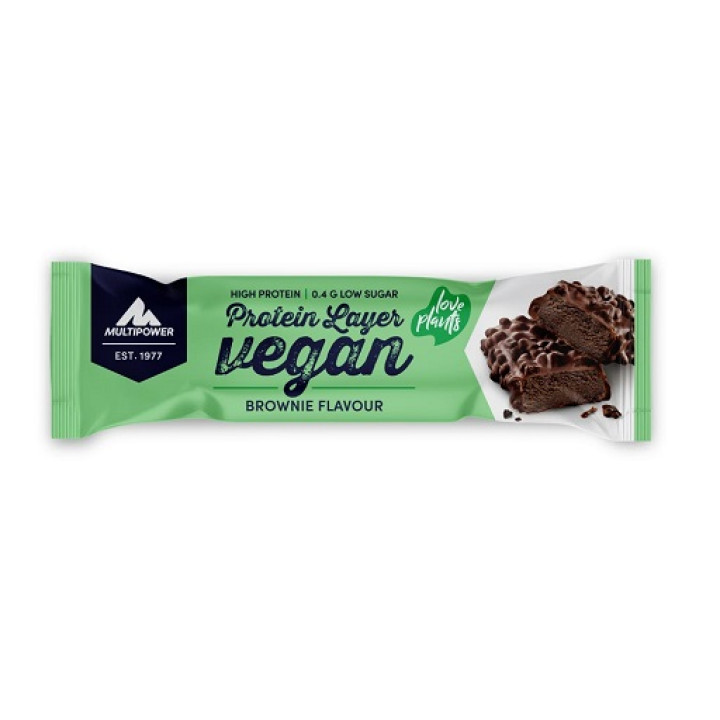 Multipower Vegan Protein Layer Bar 15x 55g Brownie