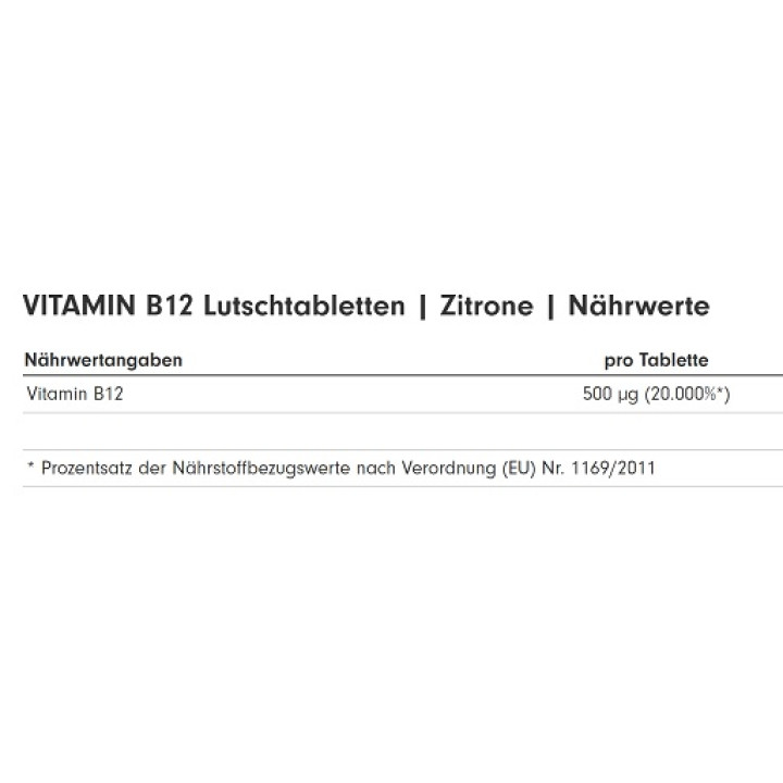 ProFuel Vitamin B12 - 240 Lutschtabletten Himbeere