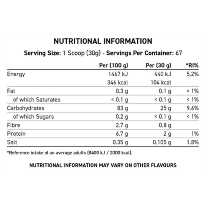 Applied Nutrition Cream of Rice 2kg Apple Crumble