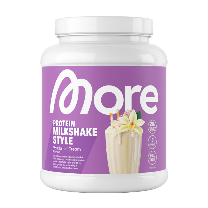 More Protein 360g Milkshake Style Vanilla Ice Cream