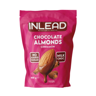Inlead Chocolate Almonds 100g Milk Choc Cinnamon