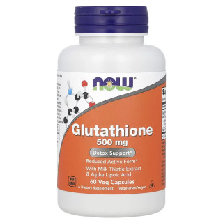 NOW Foods Glutathione 500mg - 60 Kapseln
