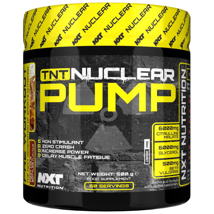 NXT Nutrition TNT Nuclear Pump 500g Fizzy Cola Bottles
