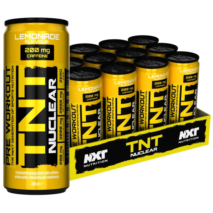 NXT Nutrition TNT NUCLEAR 12x330ml Lemonade