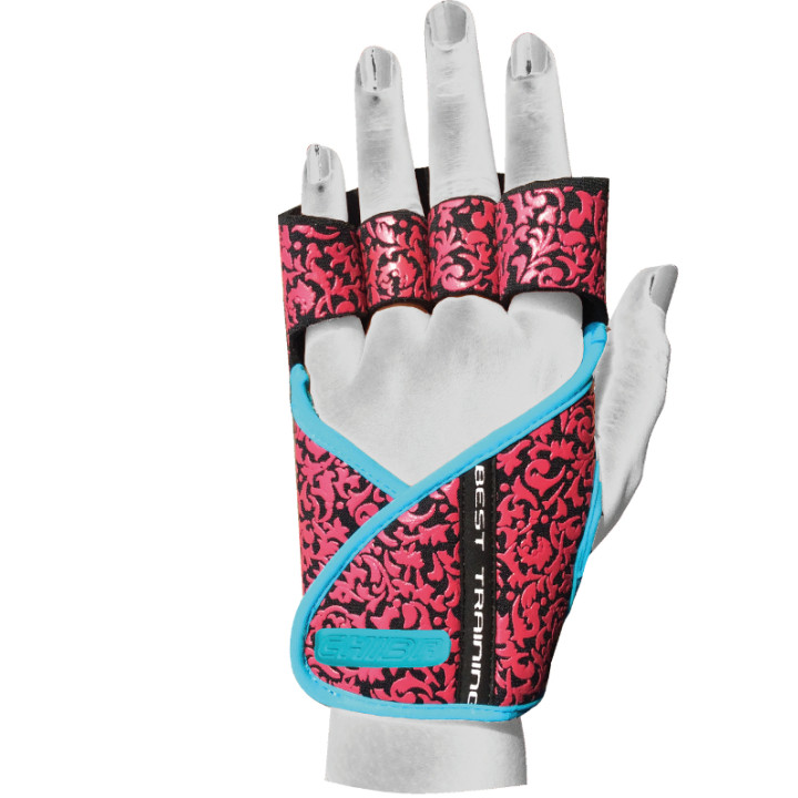 Chiba - 40936 - Lady Motivation Glove schwarz/pink/türkis XS