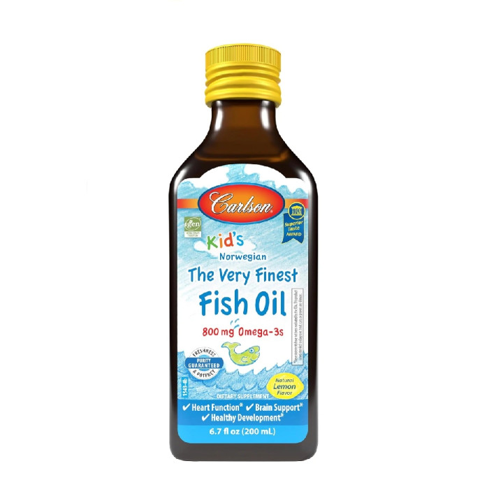 Carlson Labs  Kid´s The Very Finest Fish Oil - 200ml Lemon