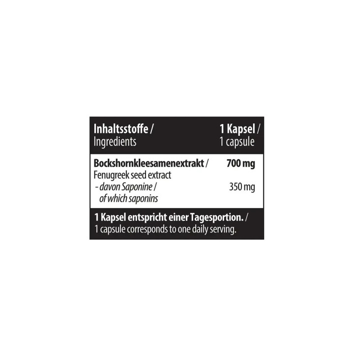 MST - Fenugreek 60 Kapseln | ROUGHBULL FITNESS