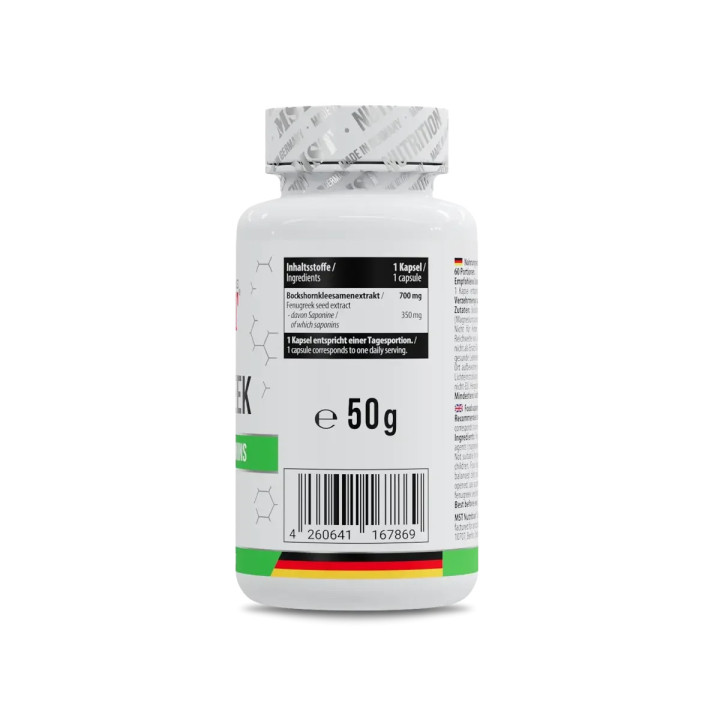 MST - Fenugreek 60 Kapseln | ROUGHBULL FITNESS
