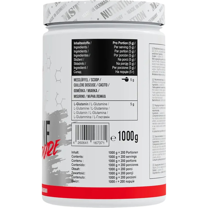 MST - Glutamine 1000g | ROUGHBULL FITNESS