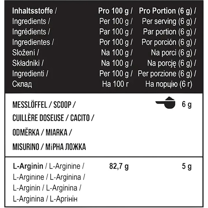 MST - Arginine HCL 1000g | ROUGHBULL FITNESS