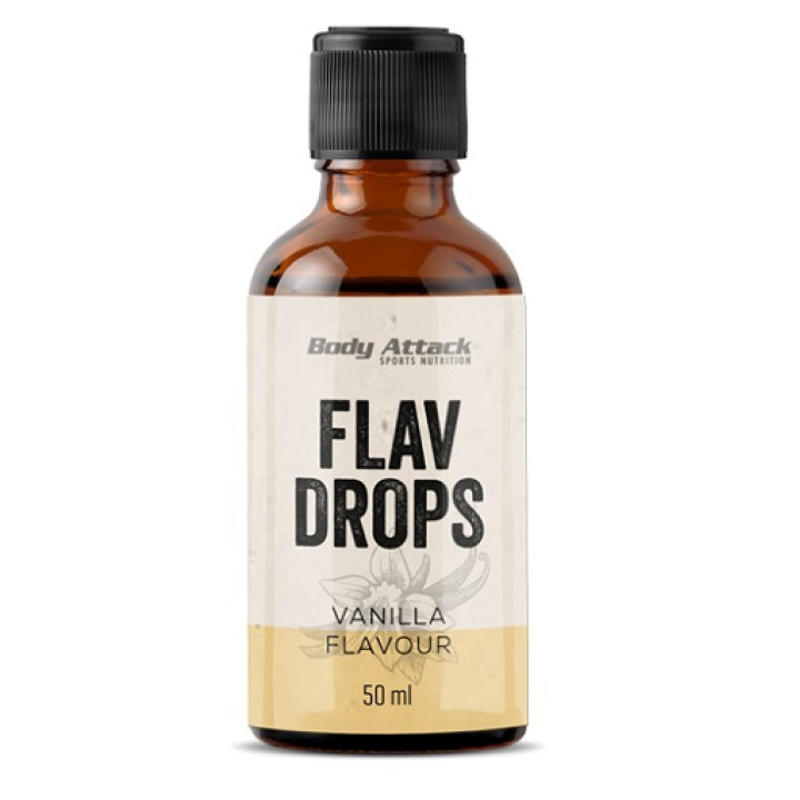 Body Attack Flav Drops 50ml Vanilla
