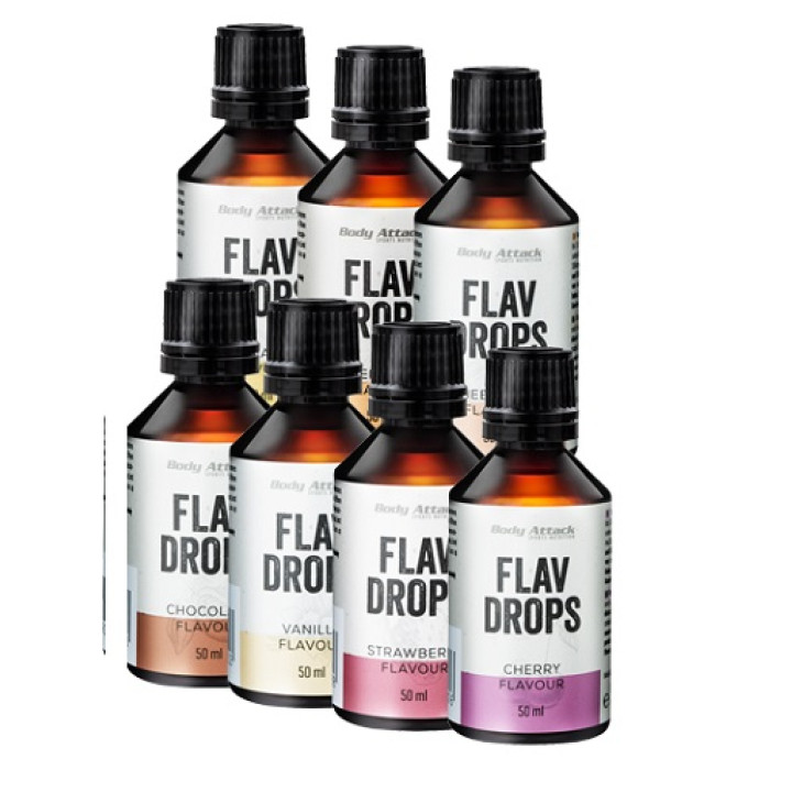 Body Attack Flav Drops 50ml Vanilla
