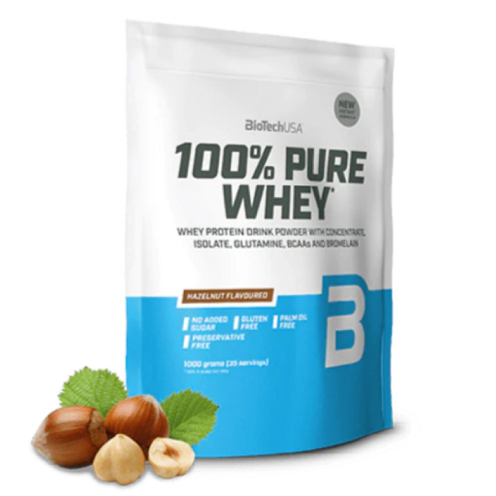 BioTech 100% Pure Whey 1000g Apfelkuchen