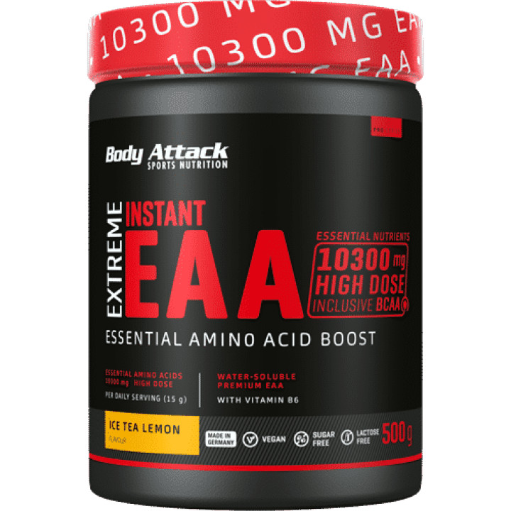 Body Attack Extreme Instant EAA - 500g Lemon