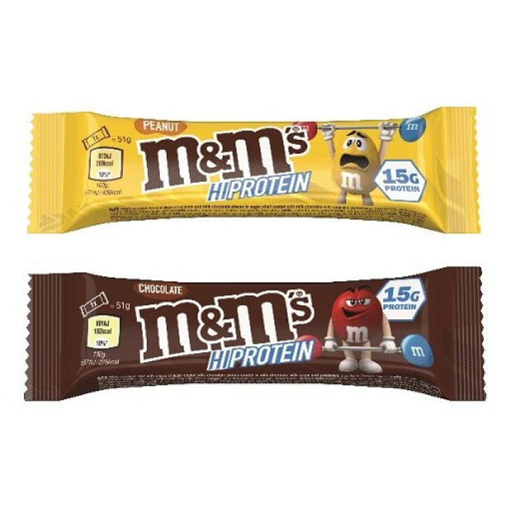 M&M Protein Bar 12x51g Chocolate