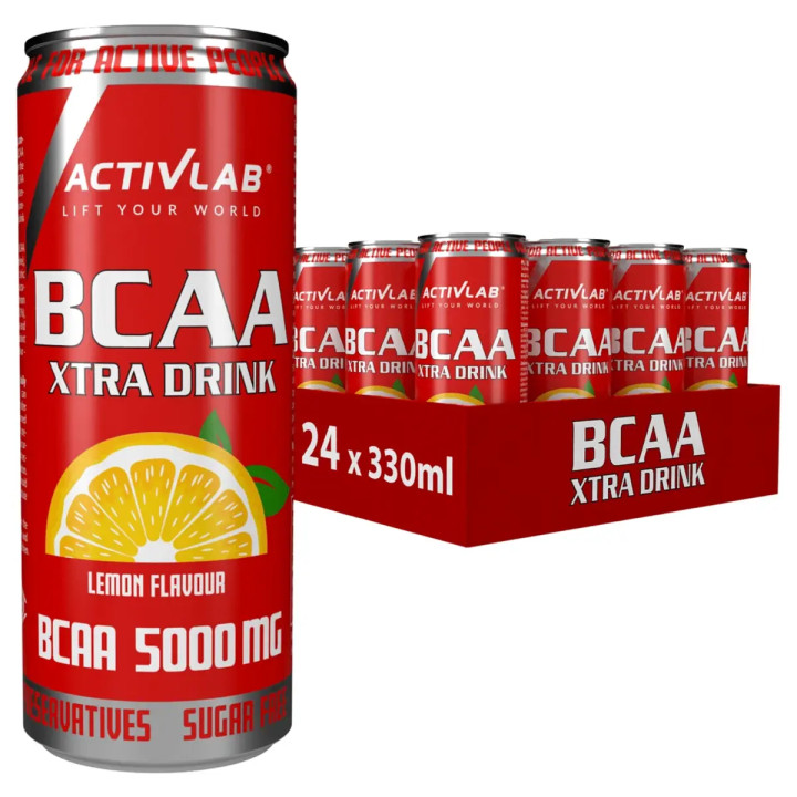 Activlab BCAA Xtra Drink 5000mg (24x330ml) Lemon