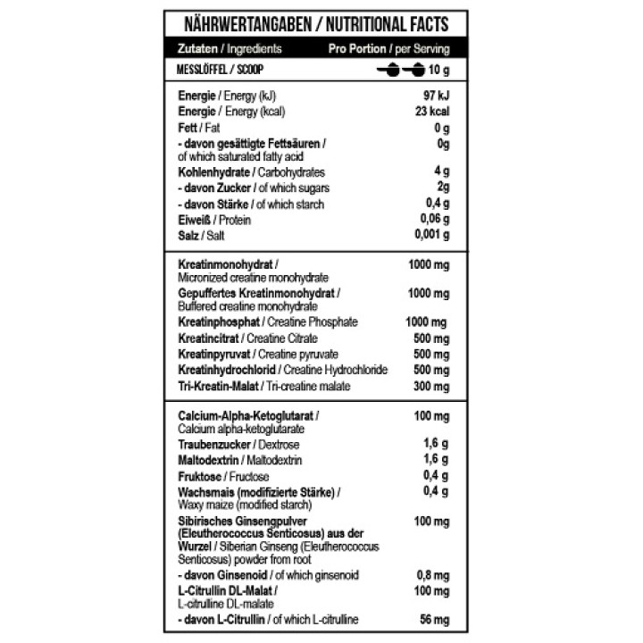 MST - Creatine Kick 500g Cherry Cola