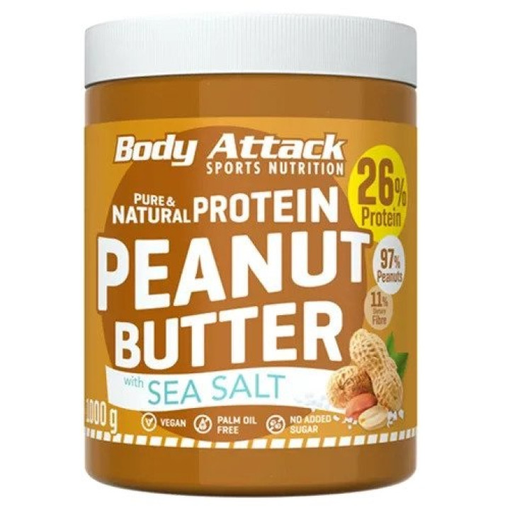 Body Attack Peanut Butter 1000g Creamy