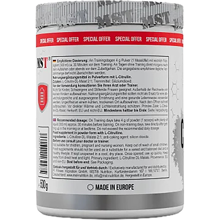 MST - Citrulline Malat | ROUGHBULL FITNESS