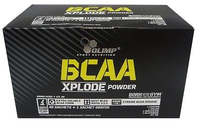 Olimp BCAA Xplode Powder - 41 Beutelchen/ Sachets Fruit Punch | ROUGHBULL FITNESS