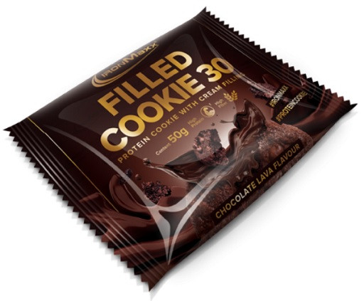 IronMaxx Protein Cookie Filled 12 x 50g Coconut Chocolate | ROUGHBULL FITNESS